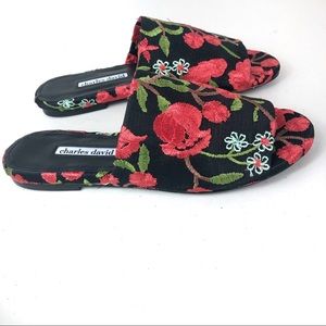 Charles David Size 8M Slip on Floral